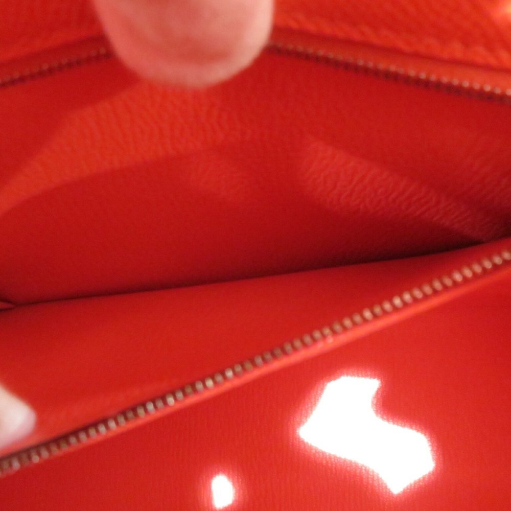 HERMES Kelly 28 Outer Stitching Handbag Rose Texas/Silver Hardware Epson U St... - Picture 14 of 16